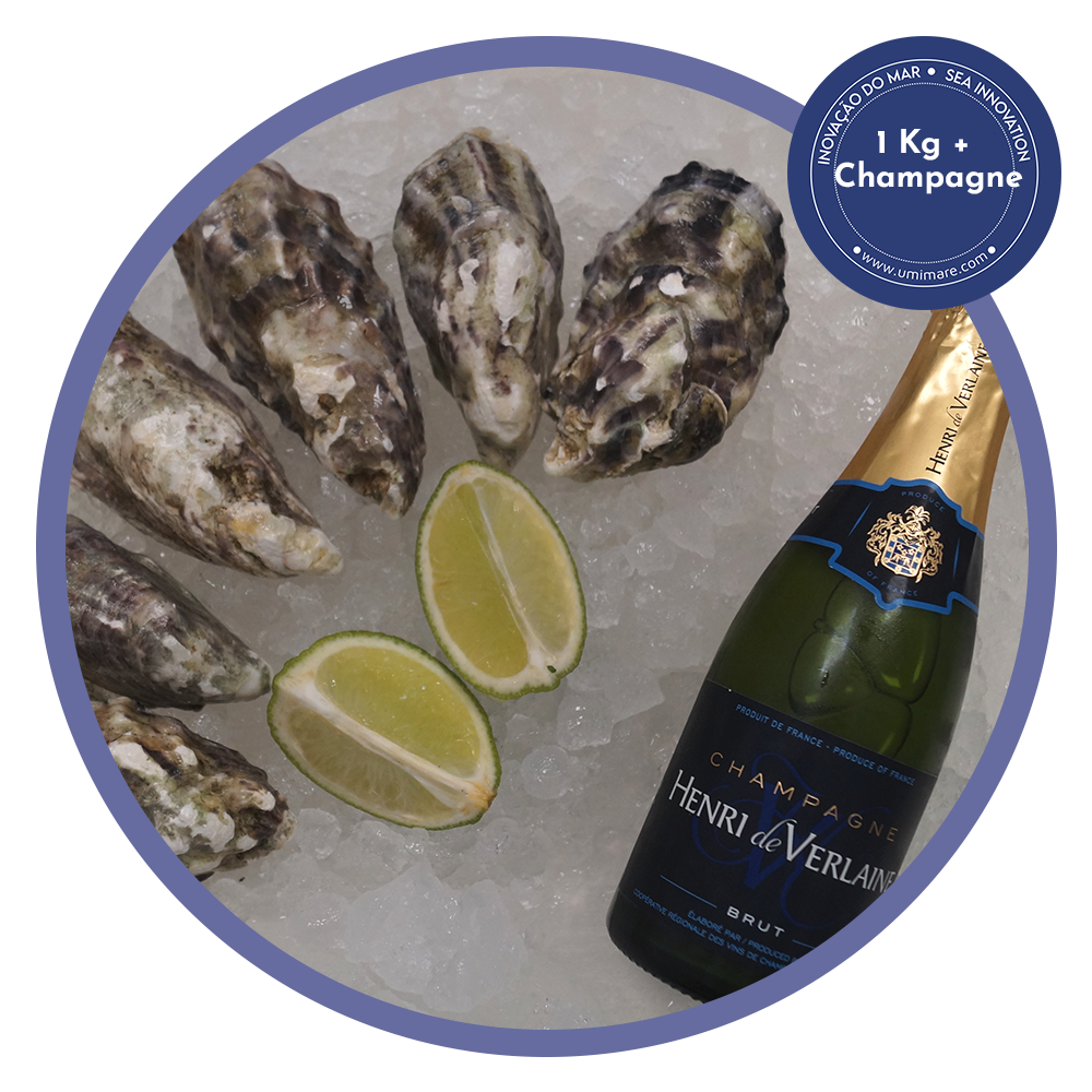 pack 1kg ostras + champagne (200ml) pack 1kg ostras + champagne (200ml)